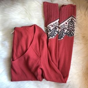 Free People embroidered shirt